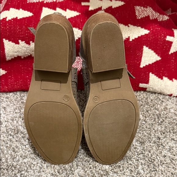 Very G Taupe Perforated Ankle Booties - Picture 6 of 6